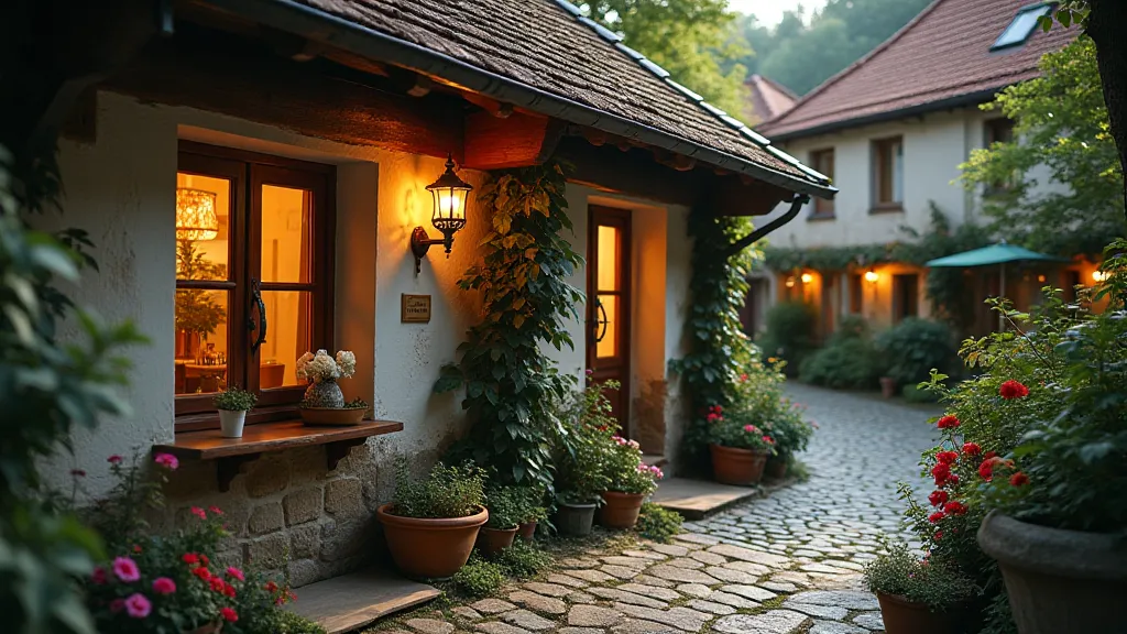 Charming guesthouse in a European village