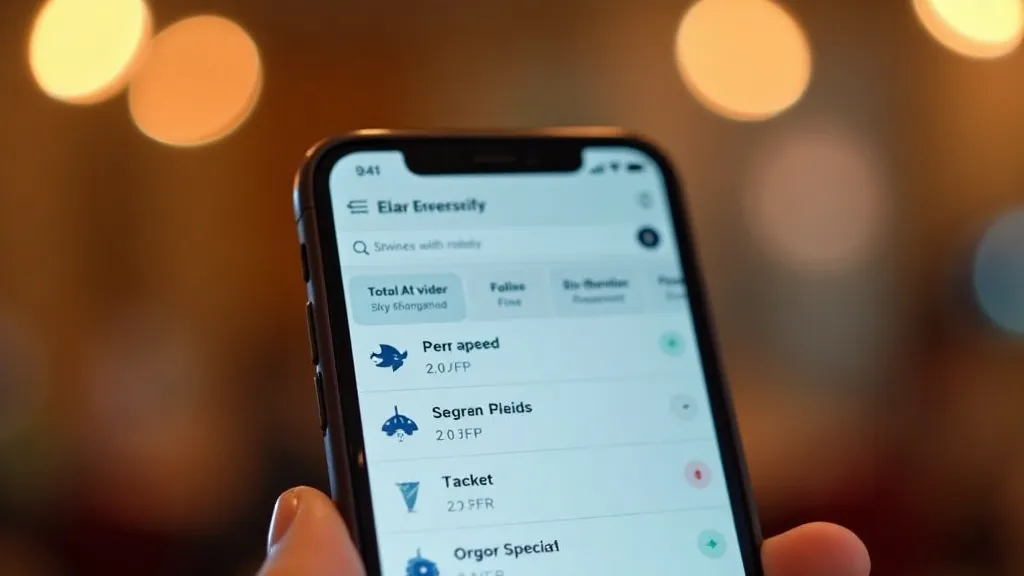 Skyscanner app interface