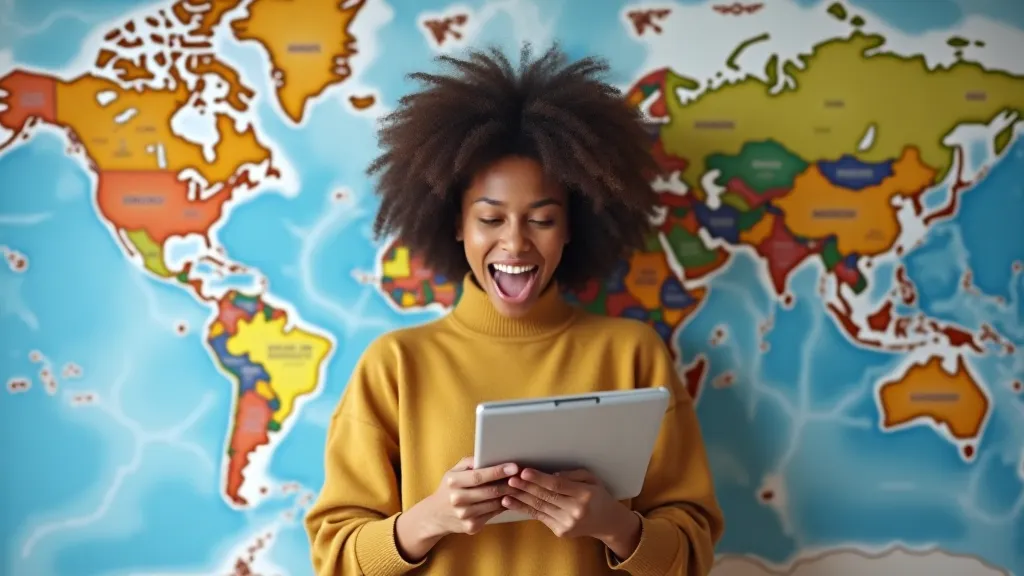 Person planning a trip with travel brochures
